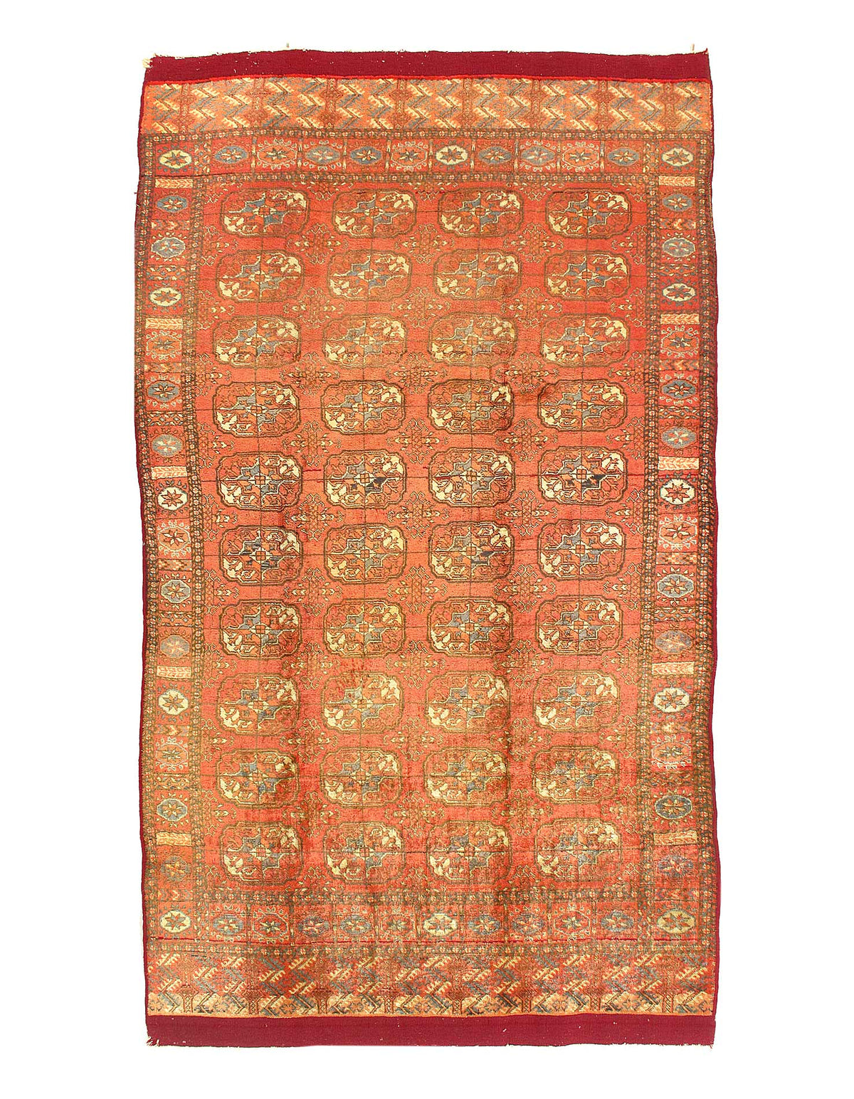 Fine Hand knotted Vintage Turkman size 5'1'' X 8'11''