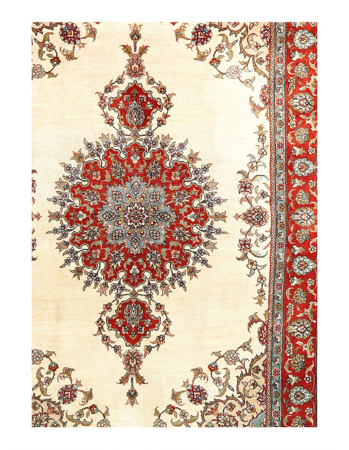 Ivory Sino Pure silk 2'7"x4'