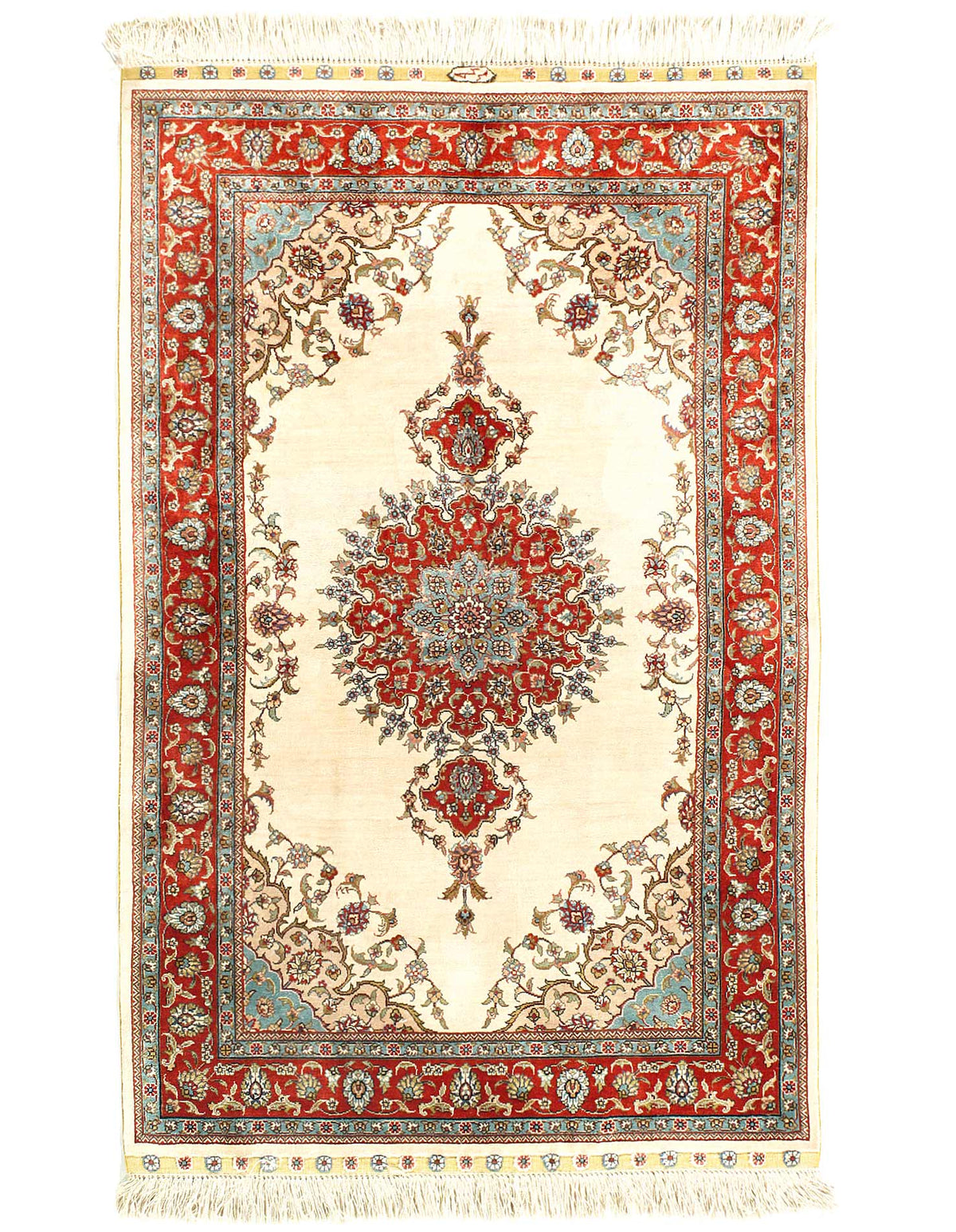 Ivory Sino Pure silk 2'7"x4'
