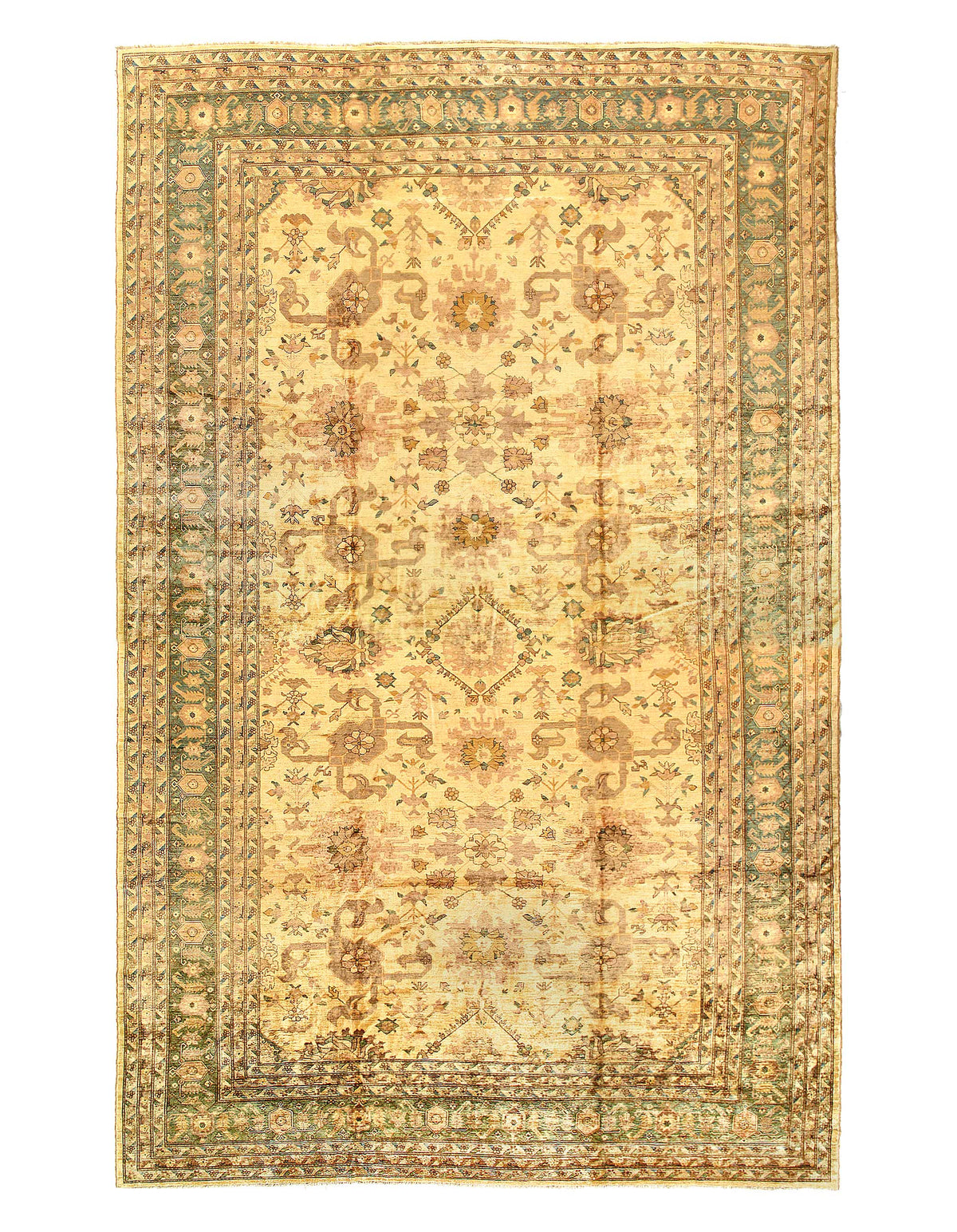 Fine hand knotted Farahan rug 14' X 24'6''