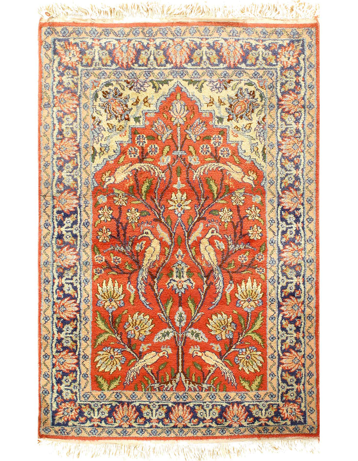 Handmade Vegetable-Dyed Wool Rug – Luxury Bohemian & Minimalist Décor - 2'1"x3'2"