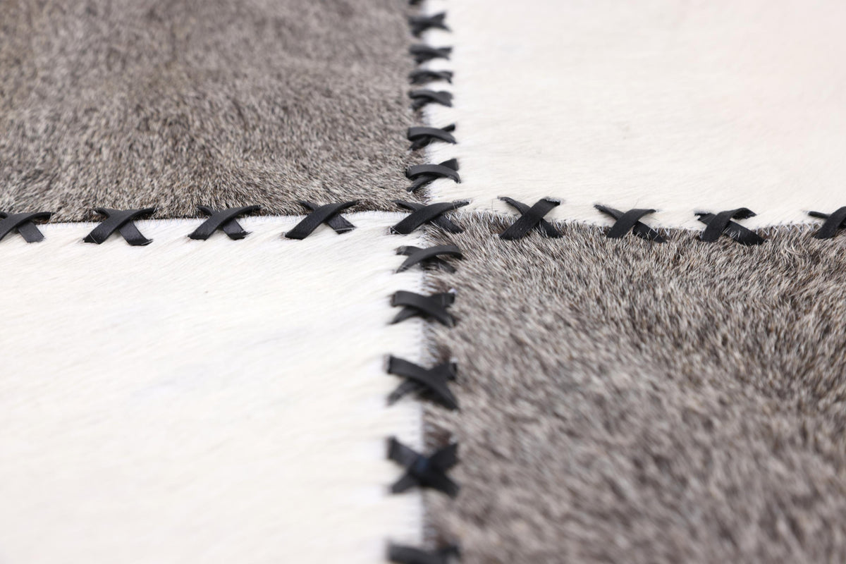 Luxury Whipstitched Genuine Hair-On Cowhide Pillow 18x18 | Handmade