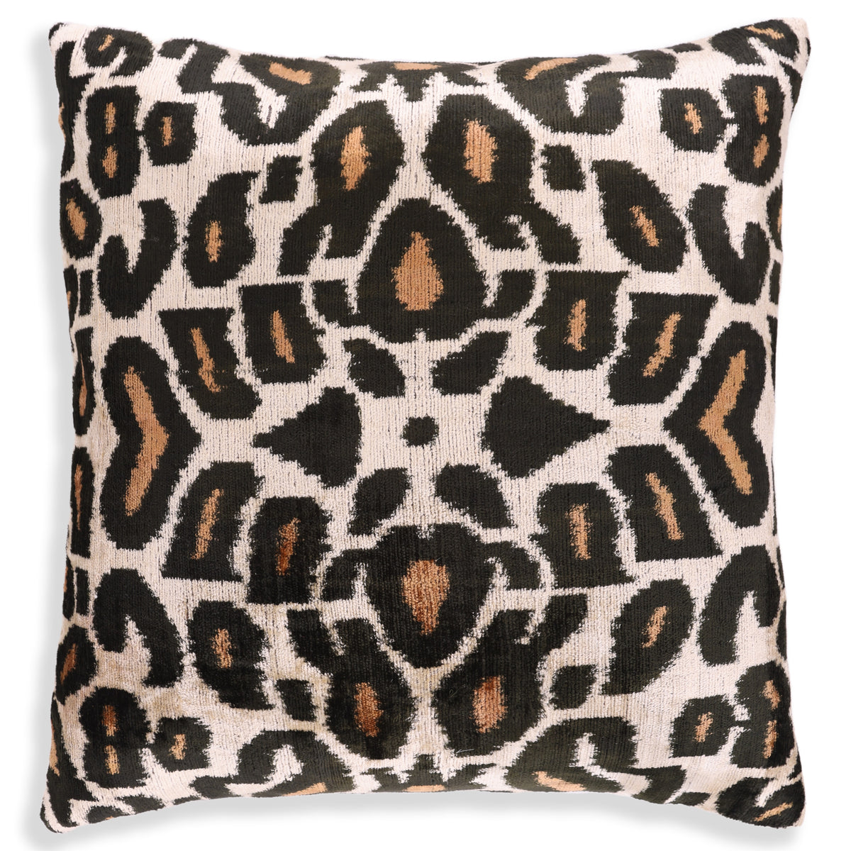 Leopard Pattern Velvet Pillow - 16x16 in