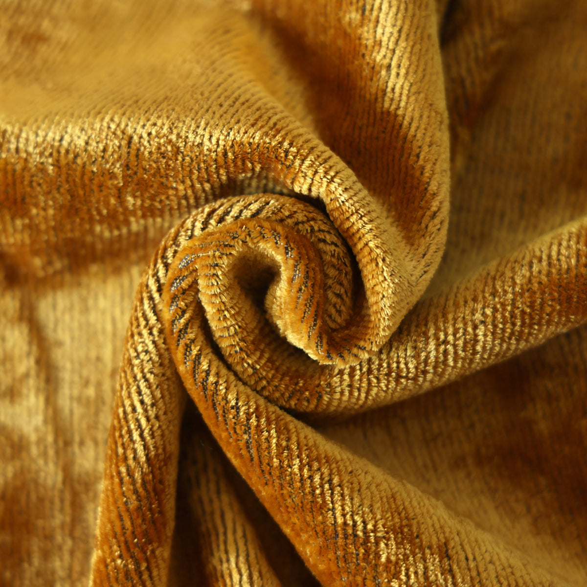 Golden Silk Velvet Throw Pillow 20x20 | Handmade Solid Color Luxury Accent Pillow