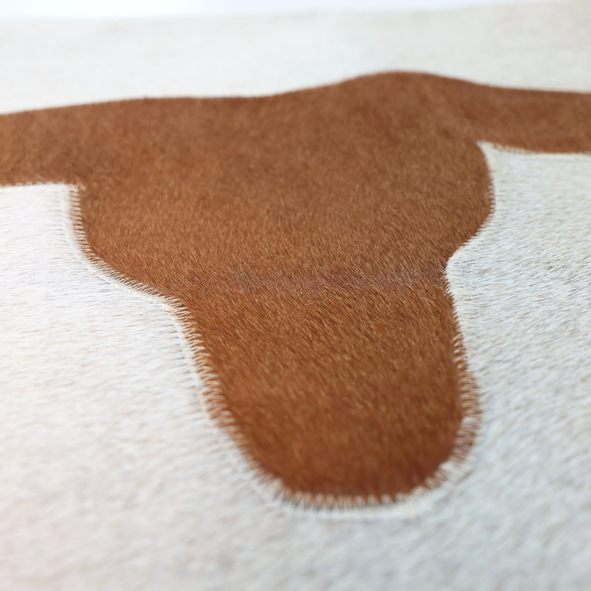 Luxury Longhorn Cowhide Leather Throw Pillow 16x24 | Handmade Western Designer Lumbar Cushion