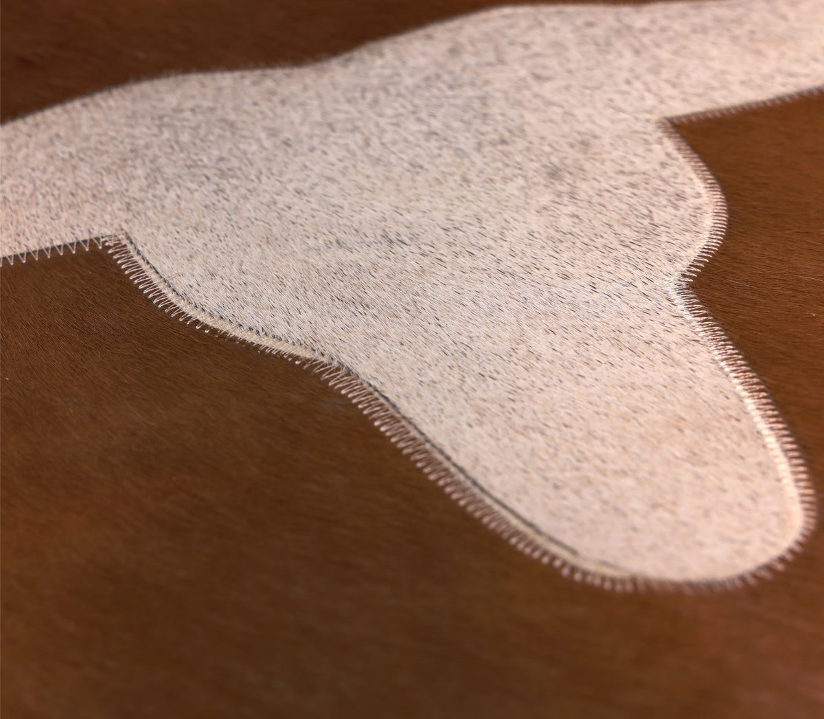 Luxury Longhorn Cowhide Leather Throw Pillow 16x24 | Handmade Western Designer Lumbar Cushion | Brown & Ivory