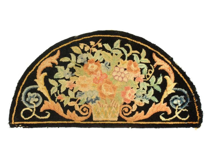 Canvello Antique American hooked rug 1'11'' X 3'6'' - Canvello