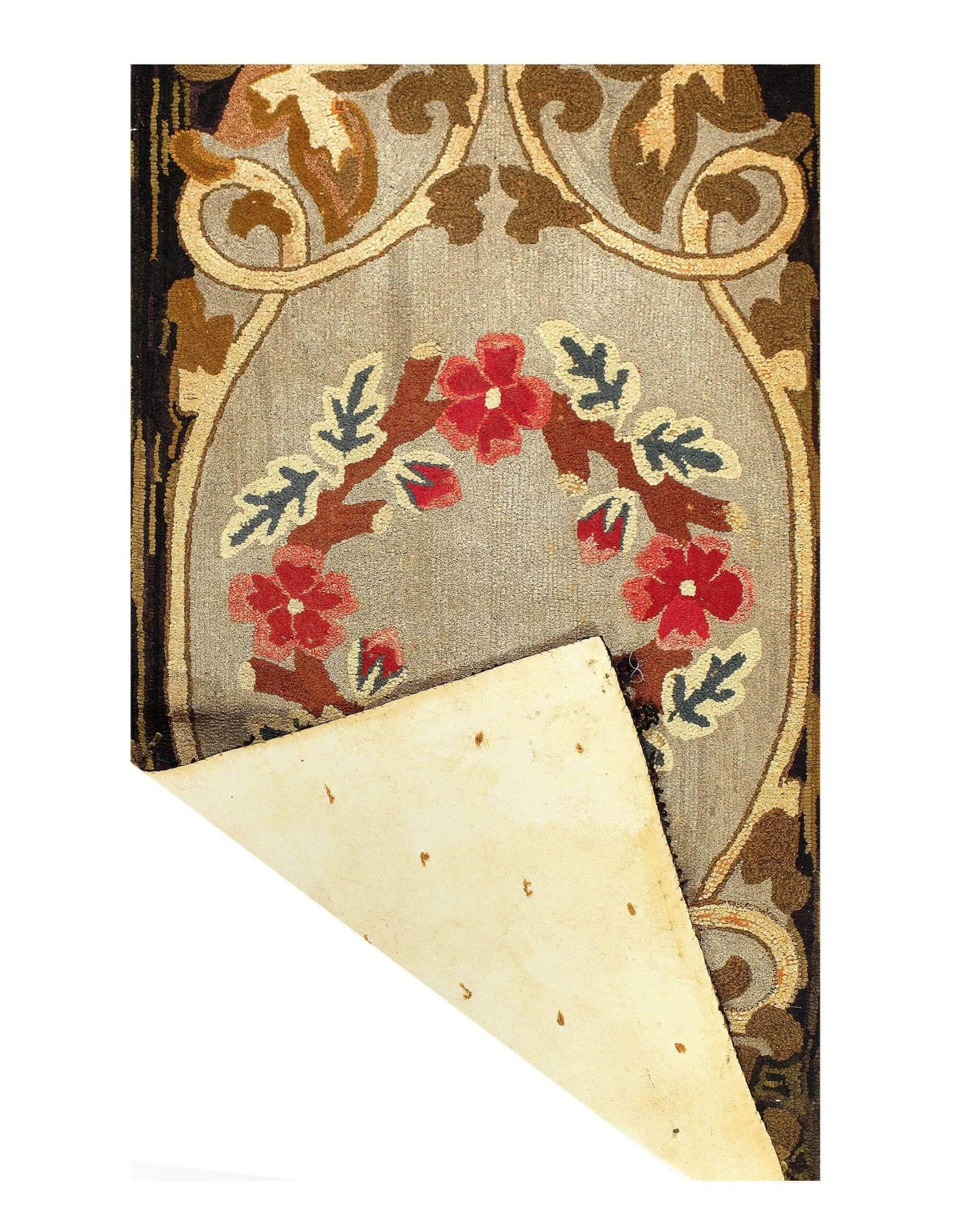 Canvello Antique American Hooked Rug - 2'7'' X 4'11'' - Canvello