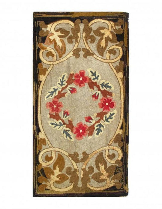 Canvello Antique American Hooked Rug - 2'7'' X 4'11'' - Canvello