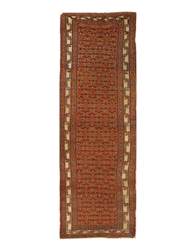 Canvello Antique Malayer Brown Runner Rugs - 3'3'' X 9'4''