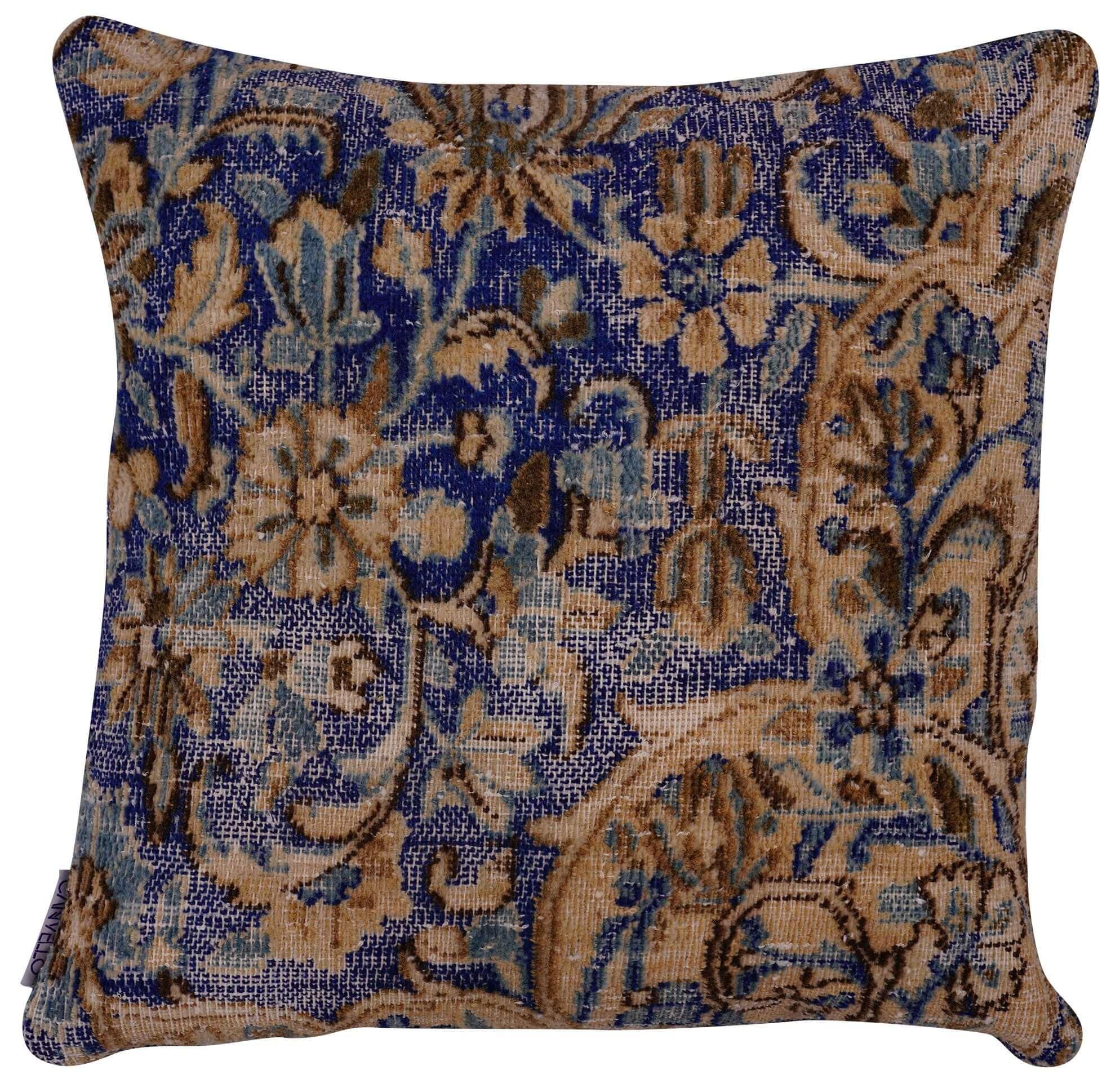 Blue And Brown Throw Pillows – Canvello