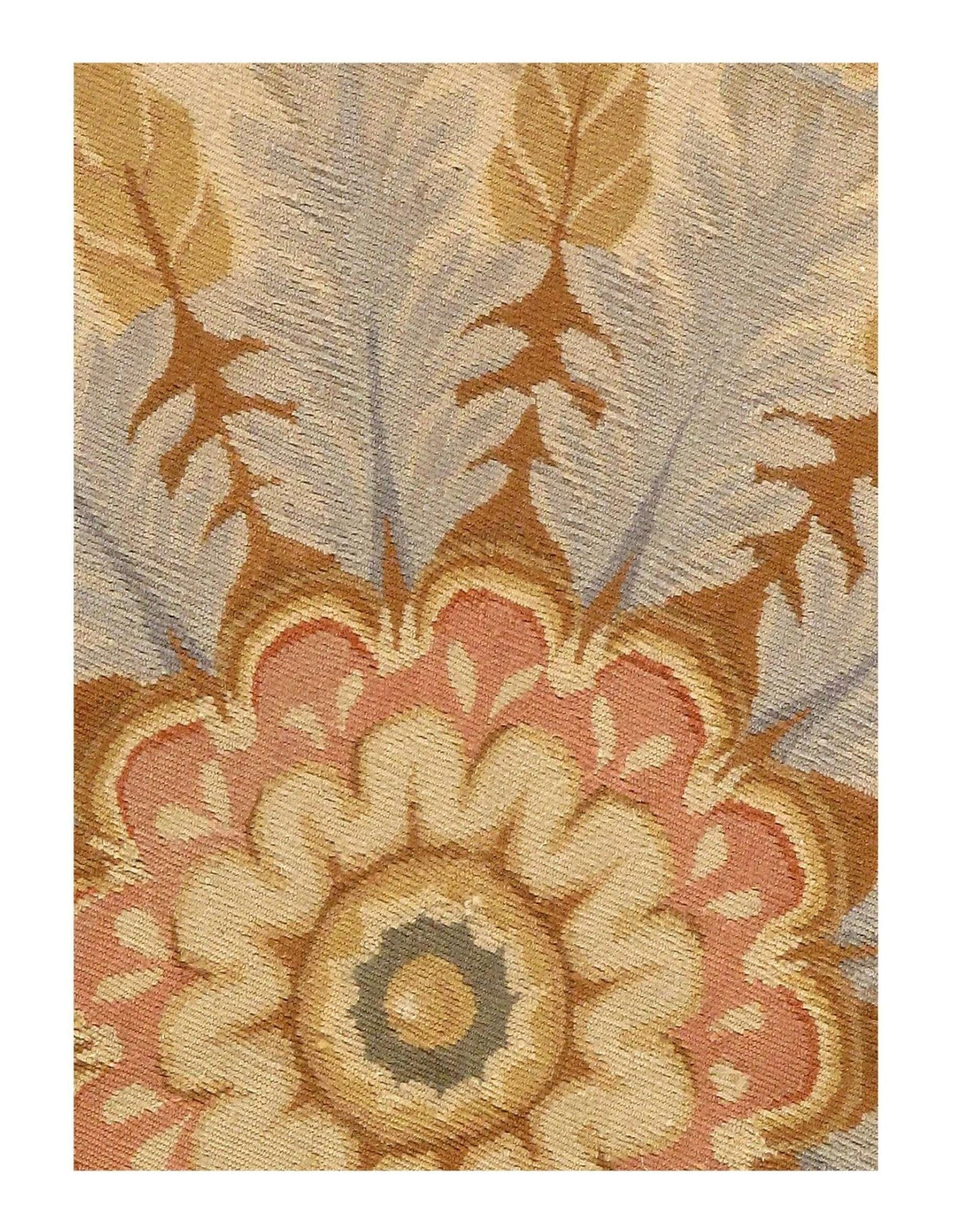 Canvello Beige Classic Aubusson Octagon Rug 8' X 8' - Canvello