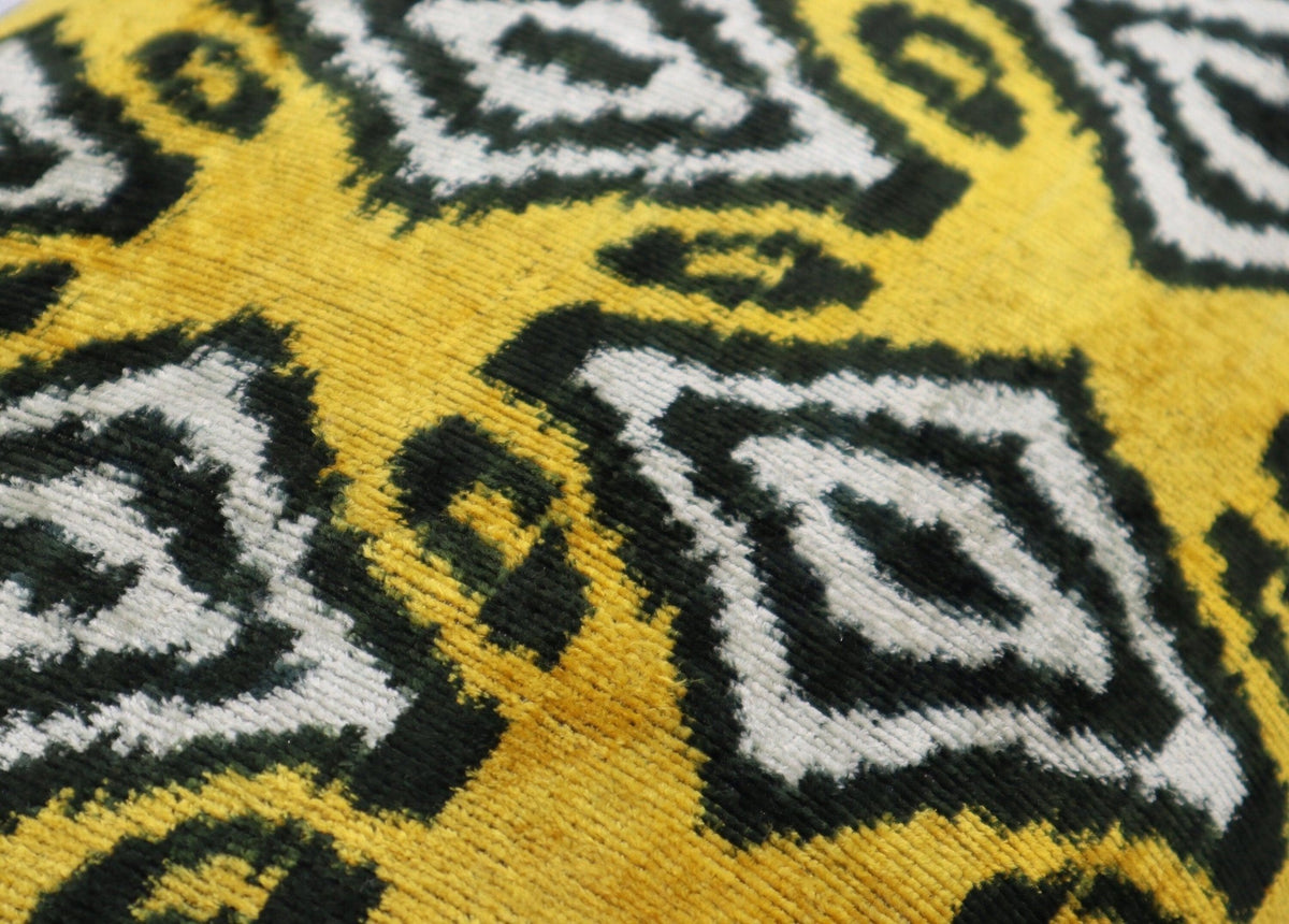 Canvello Black And Yellow Throw Pillows For Couch with Down Insert - 16x24 in - Canvello