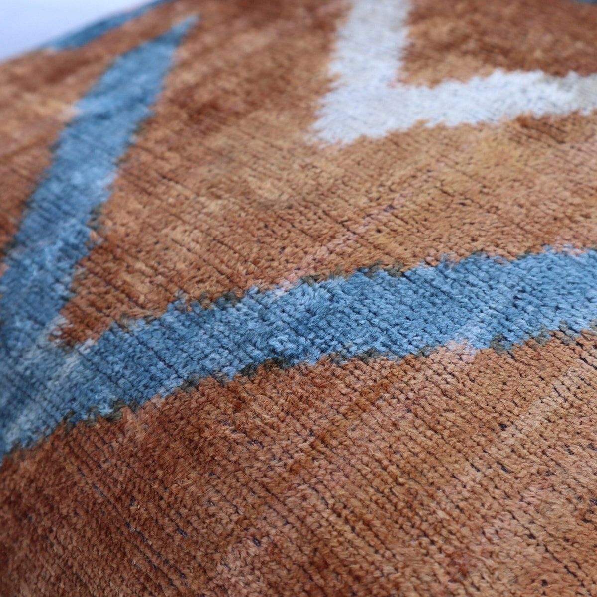 Canvello Blue And Brown Pillows For Living Room - 16x16 inch - Canvello