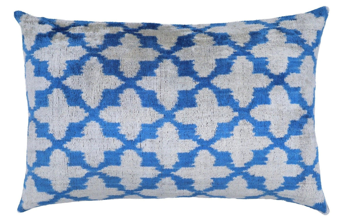 Canvello Blue And White Pillows For Couch - 16x24 in - Canvello