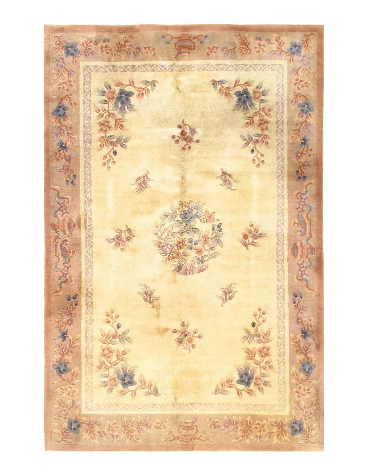 Canvello Chinese Hand Knotted Designer Colorful Rugs - 6' X 9' - Canvello