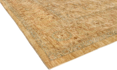 Canvello Ferehan Hand-Knotted Lamb's Wool Area Rug- 8'11" X 11'5"