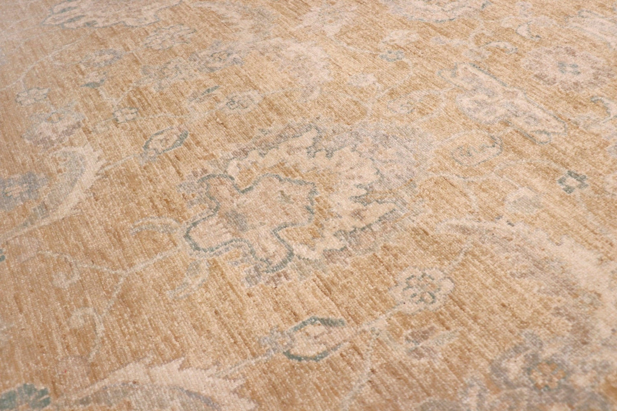 Canvello Ferehan Hand - Knotted Lambs Wool Area Rug - 9'1" X 12'5" - Canvello
