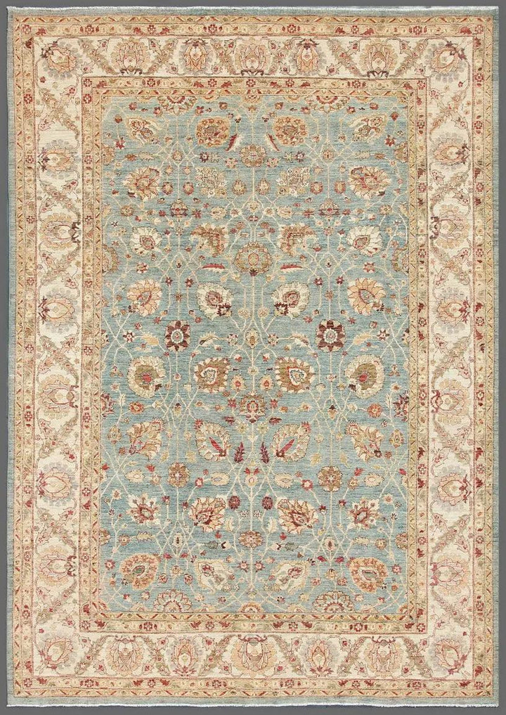 Canvello Ferehan Hand - Knotted Lamb's Wool Area Rug - 9'7" X 13'11" - Canvello