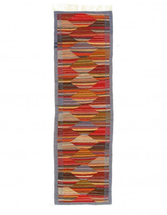 Canvello Fine Hand Knotted Flat Weave Moroccan runner 2'2'' X 8'5'' - Canvello