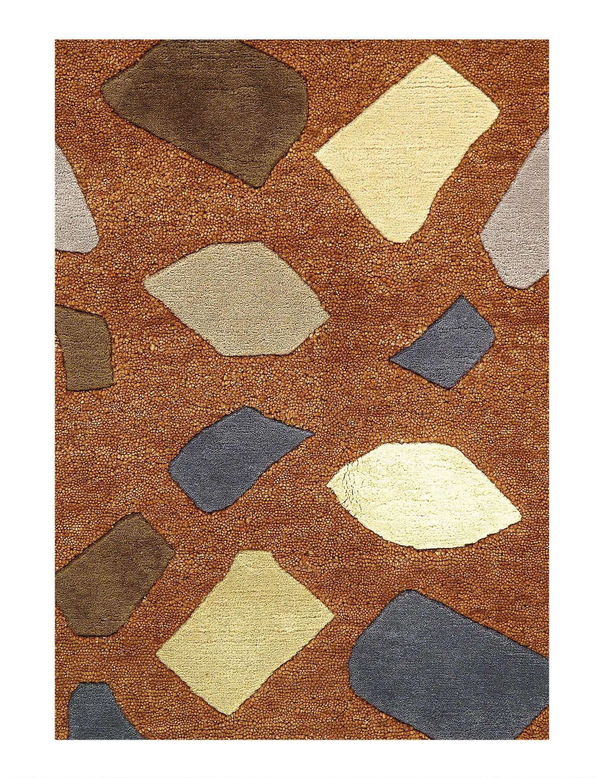 Canvello Fine Hand Knotted Modern Rug - 4' X 5'11'' - Canvello