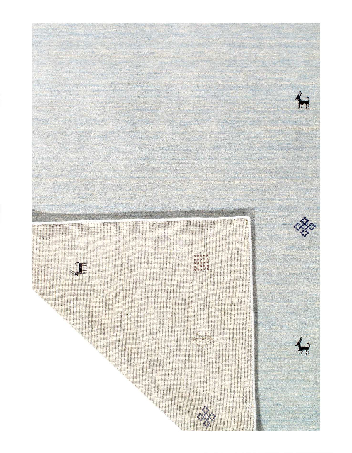 Canvello Fine Hand Knotted Silkroad Gabbeh Rug - 4' X 6' - Canvello