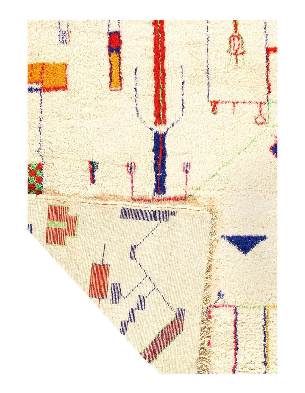 Canvello Fine Hand Knotted Vintage moroccon 6'8'' X 8'1'' - Canvello