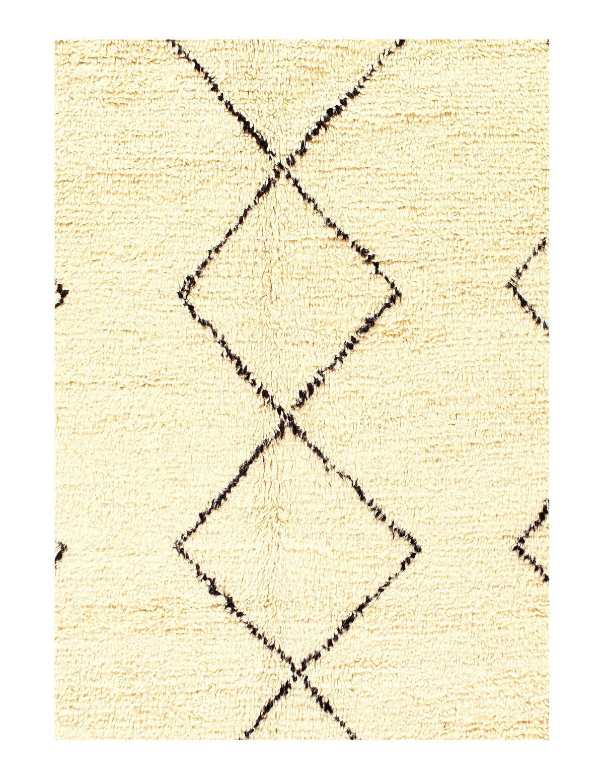 Canvello Fine Hand Knotted Vintage Moroccon rug 4'11'' X 7'5'' - Canvello