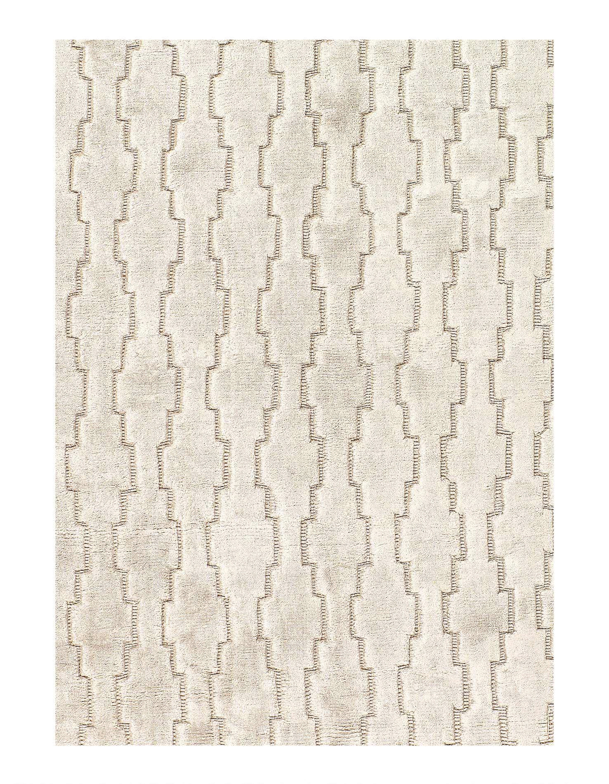 Canvello Fine Hand Loom v.silk Modern Rug - 4'1'' X 6'2'' - Canvello