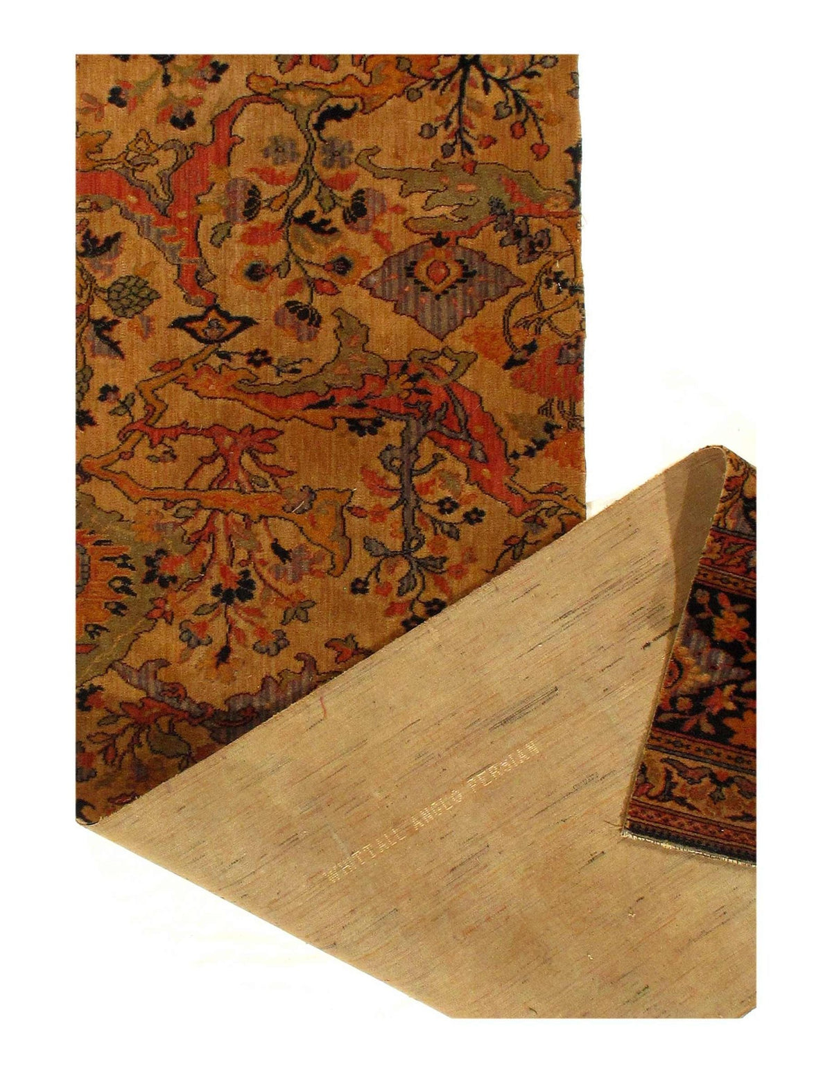 Canvello Fine Machine Made Vintage Isfahan design runner 2'3'' X 15' - Canvello