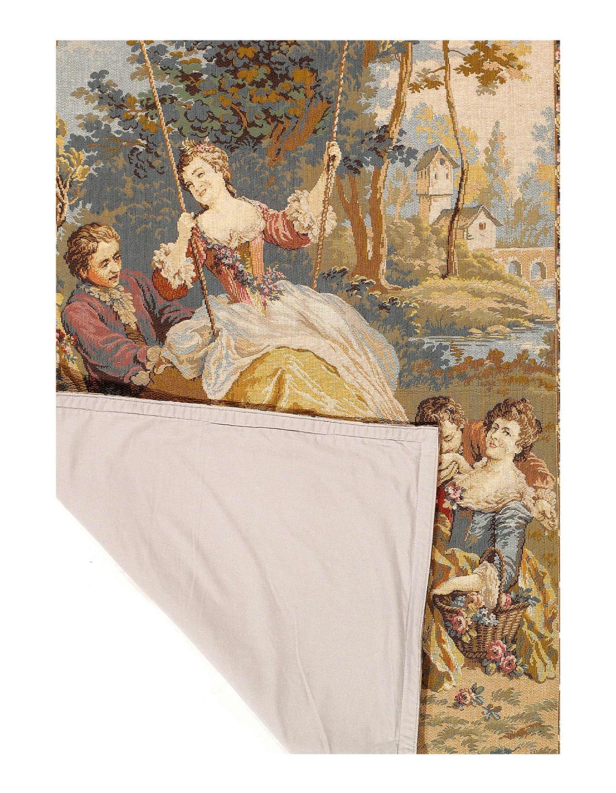 Canvello Genre Tapestry Landscape Romantic Vintage 2'7'' X 4'1'' - Canvello