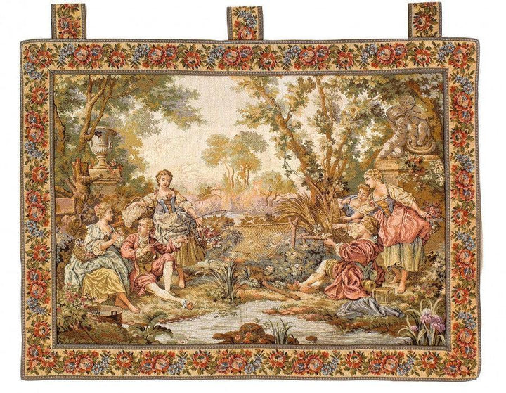 Canvello Genre Tapestry Landscape Romantic Vintage 3'5'' X 3'6'' - Canvello