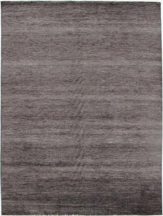 Canvello Gray Savannah Grass wool & silk 9' x 12' - Canvello