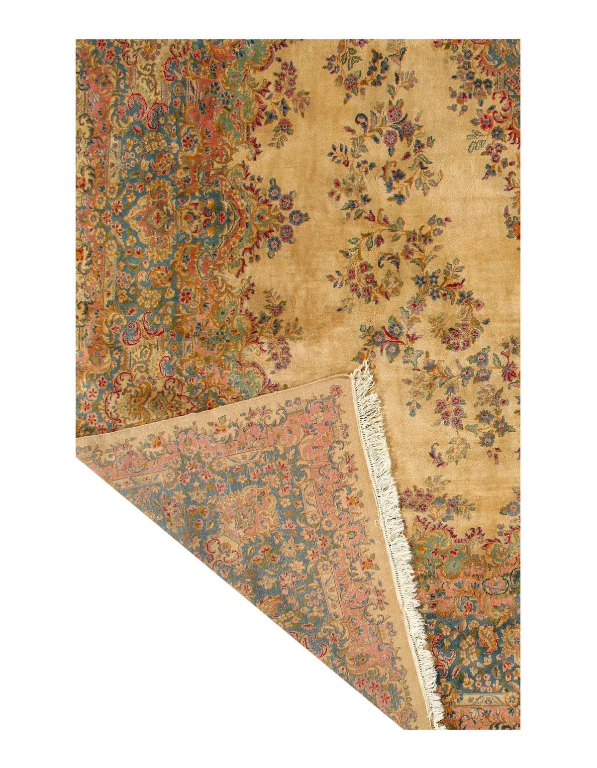 Canvello Hand - Knotted Kerman Well Woven Rugs - 11'8'' X 18'2'' - Canvello
