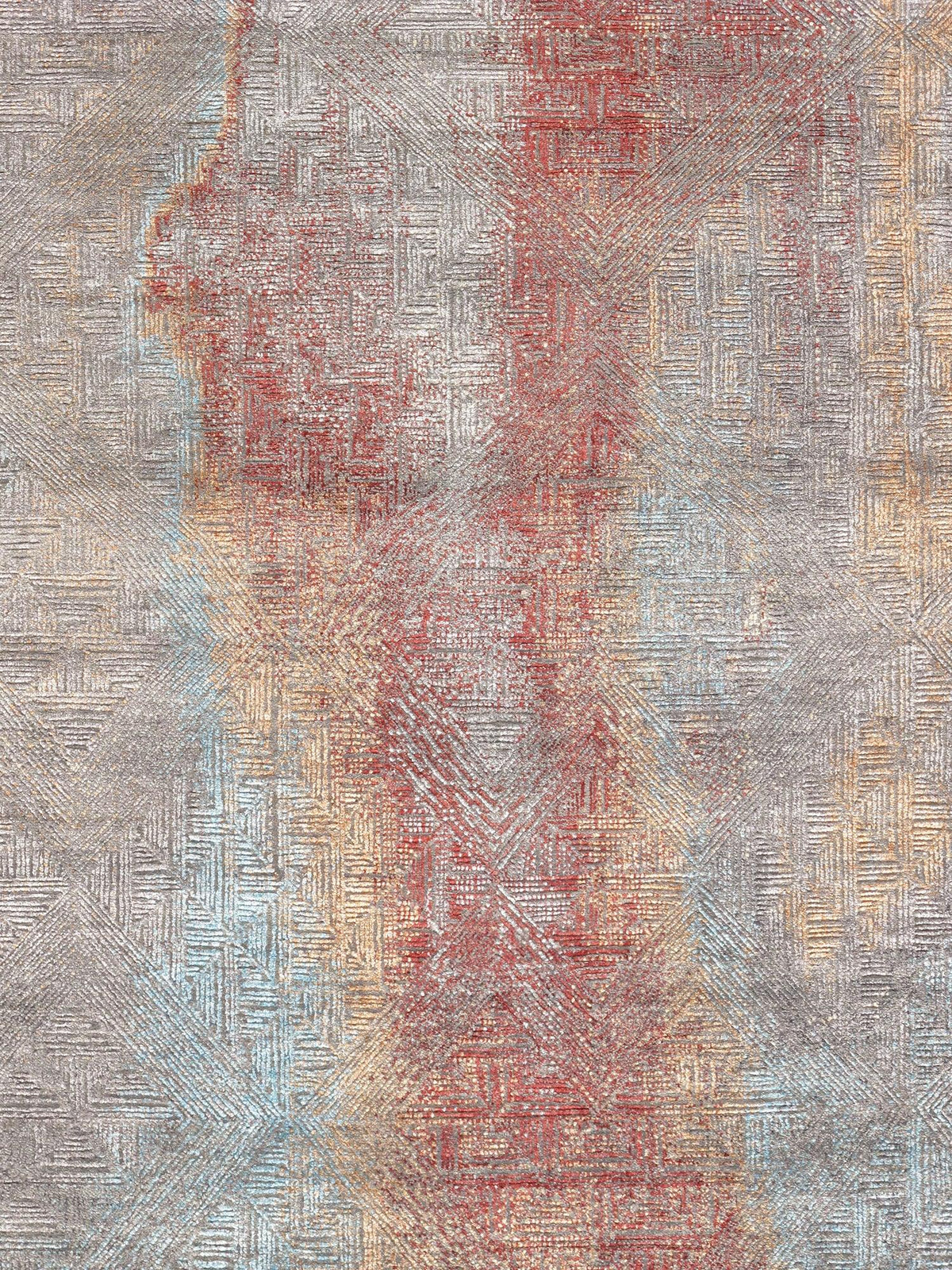 Canvello Hand - Knotted Silk Farmhouse Area Rug - 8' X 10'4" - Canvello
