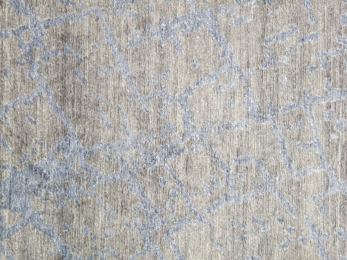 Canvello Hand Knotted Wool And Silk Rug - 9'1" X 11'10" - Canvello