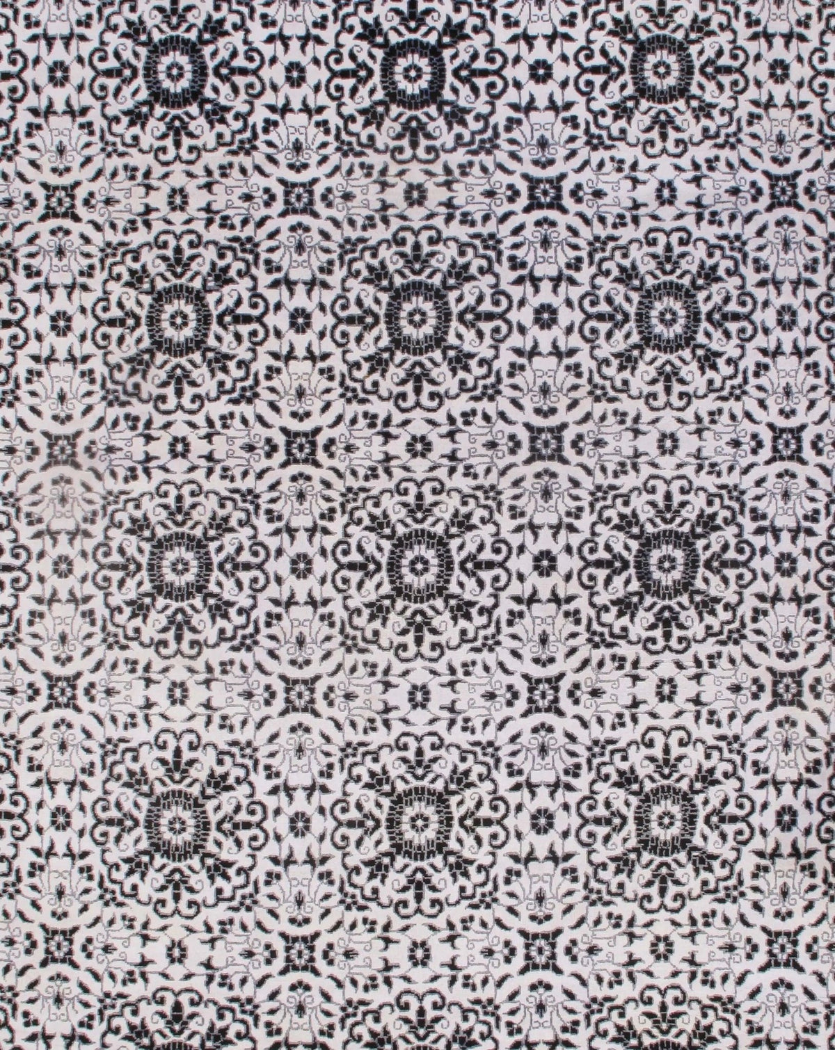 Canvello Handmade Black Modern v.silk Rug - 8'x10' - Canvello