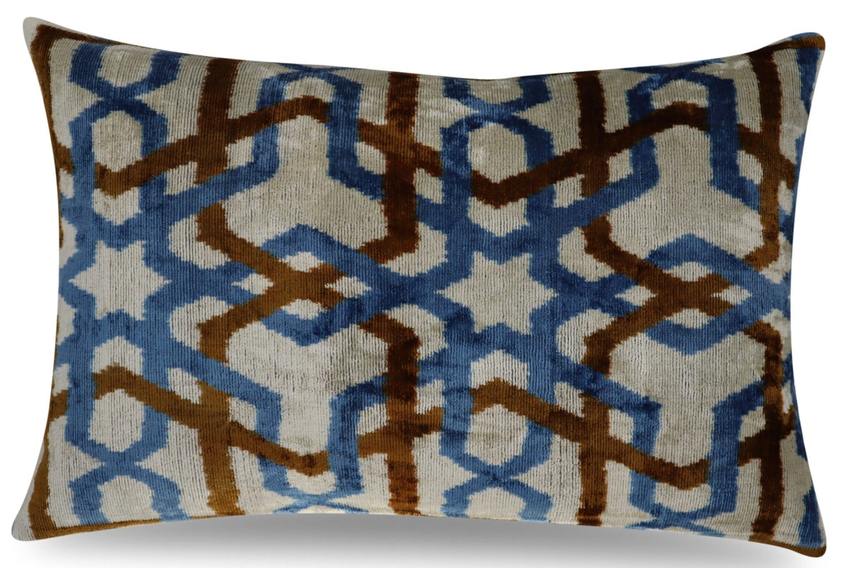 Canvello Handmade Decorative Throw Pillow with Down Filled Cushion Insert