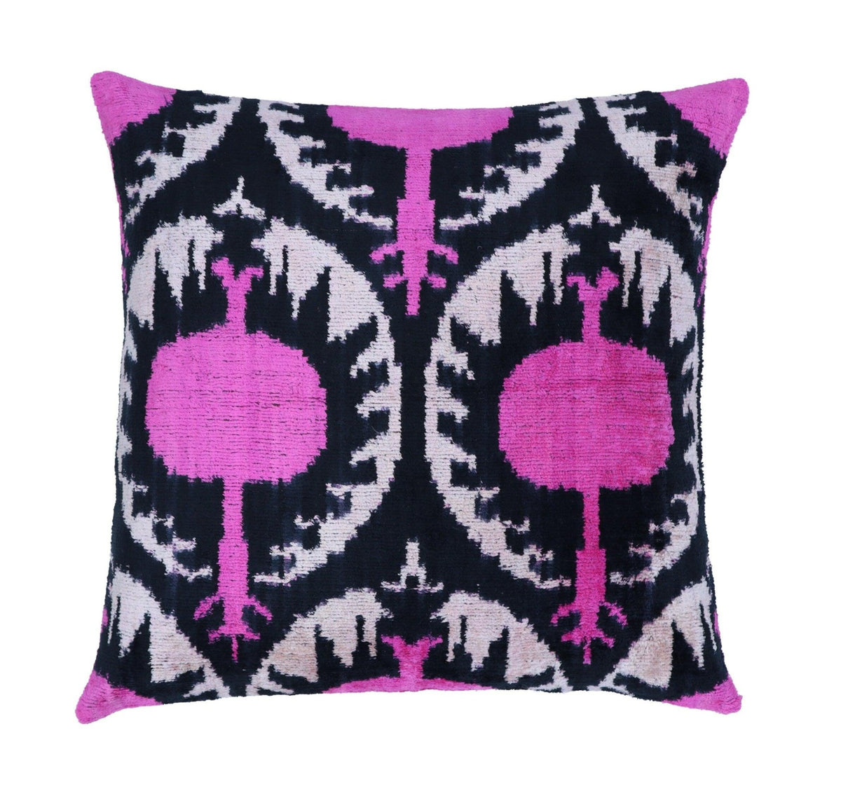 Canvello Handmade Floral Pink Throw Pillows - 16x16 inch - Canvello