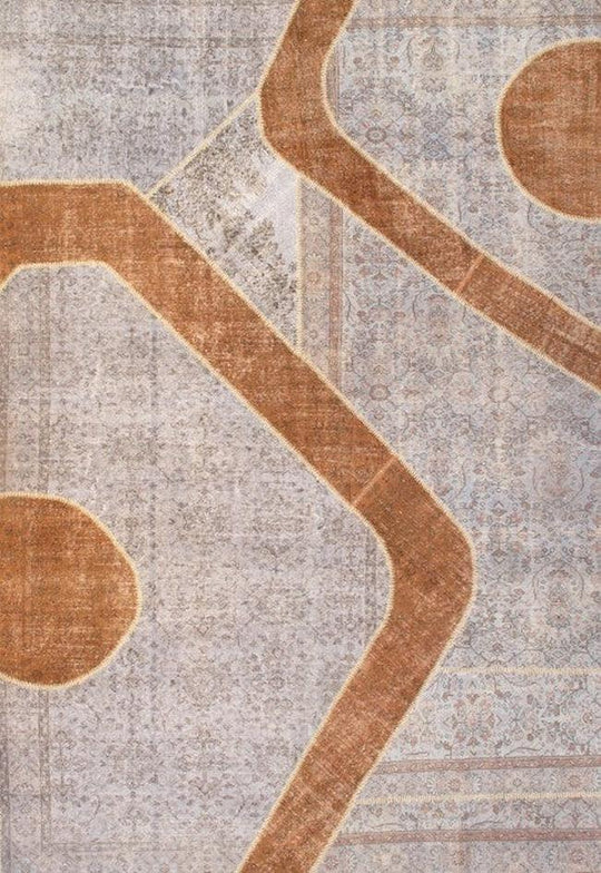 Alfombra de lana kazaka caucásica antigua del siglo XVIII para sala de estar - 3'7'' X 7'5''