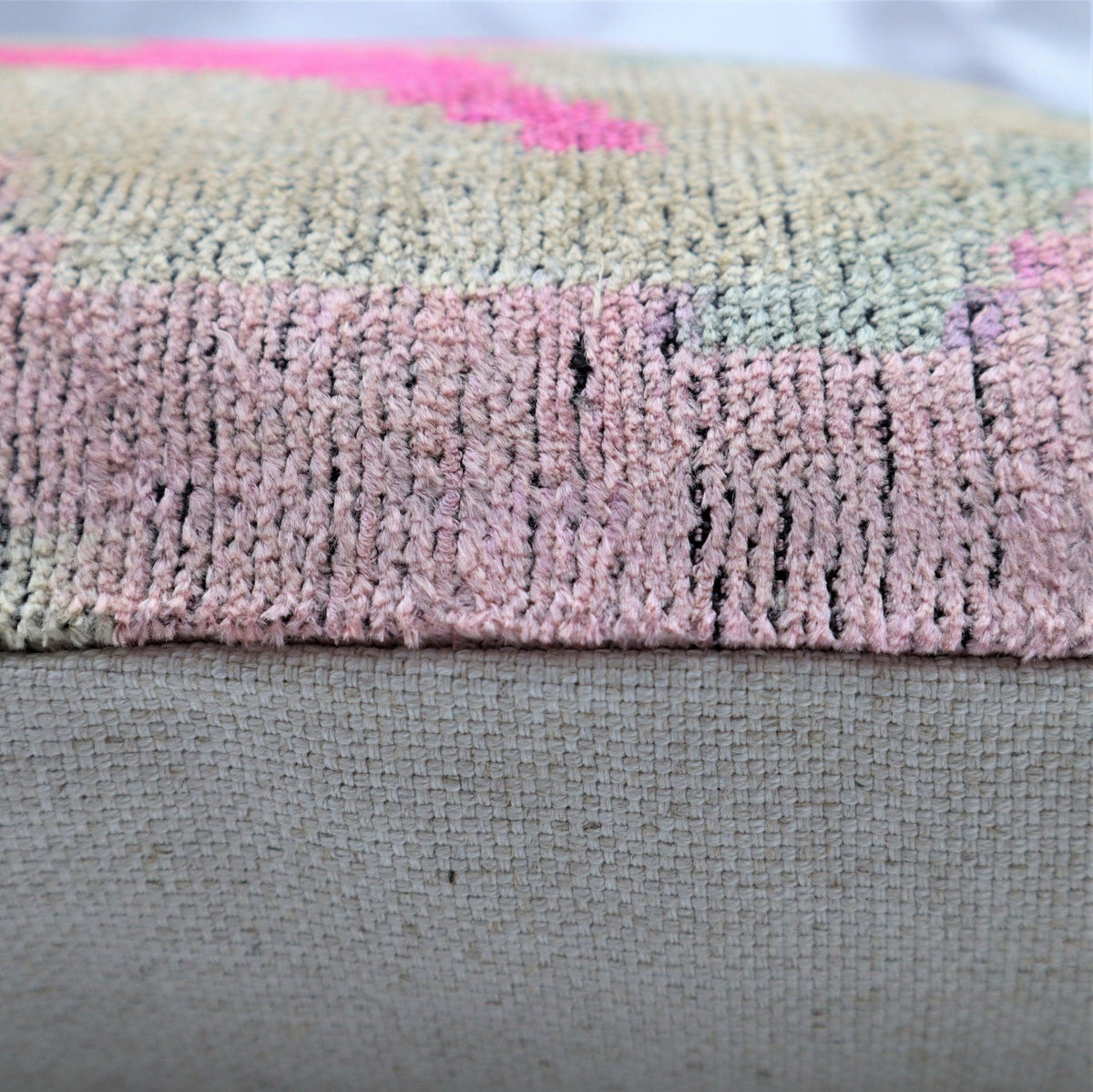 Canvello Handmade Pink Decorative Pillows - 16x16 inch - Canvello