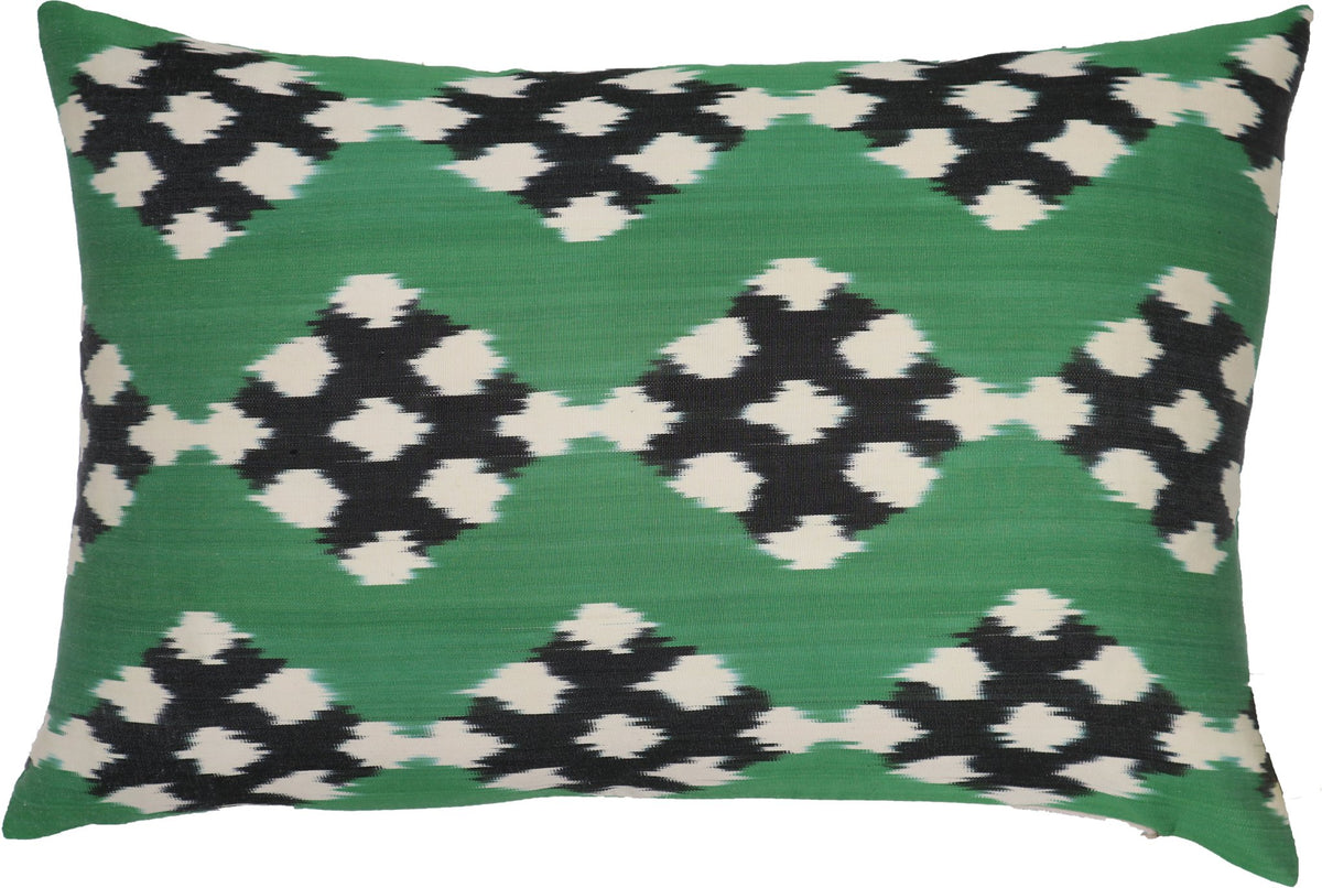 Canvello Handmade Silk Decorative Throw Pillow with Down Filled Insert