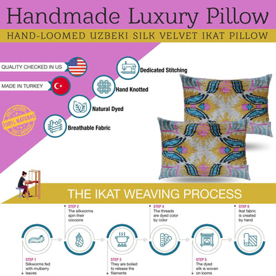 Handmade Velvet Silk Cushion | Handmade Silk Cushion | Canvello