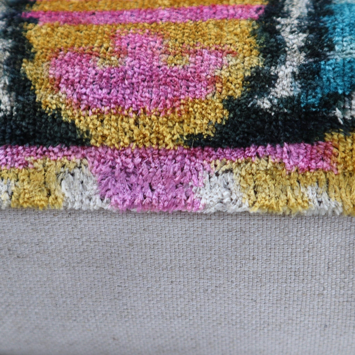 Canvello Handmade Soft Velvet Silk Cushion with Down Insert - 16x24 - Canvello