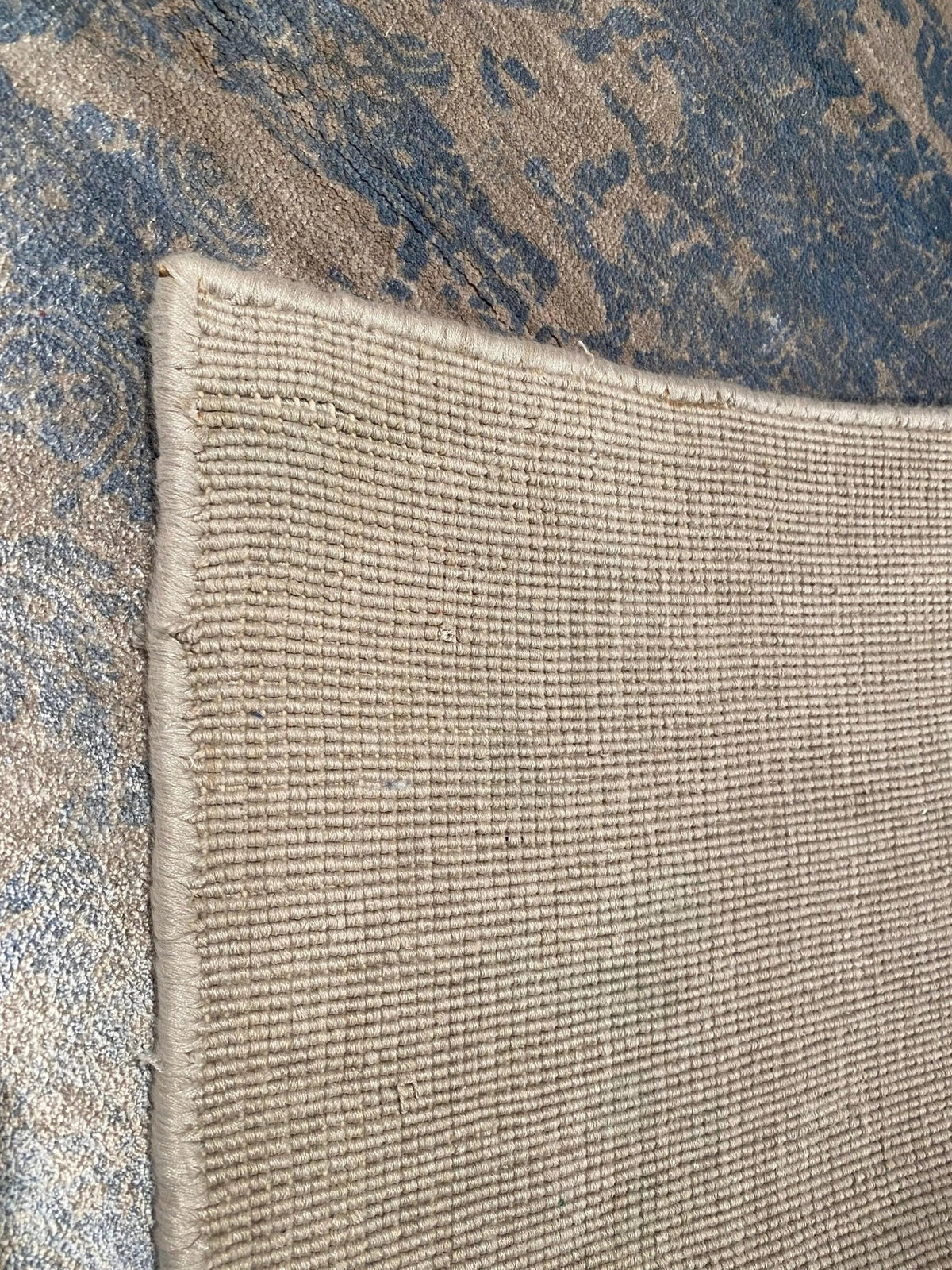 Canvello Light Blue hand Knotted Modern rug - 10' X 14' - Canvello