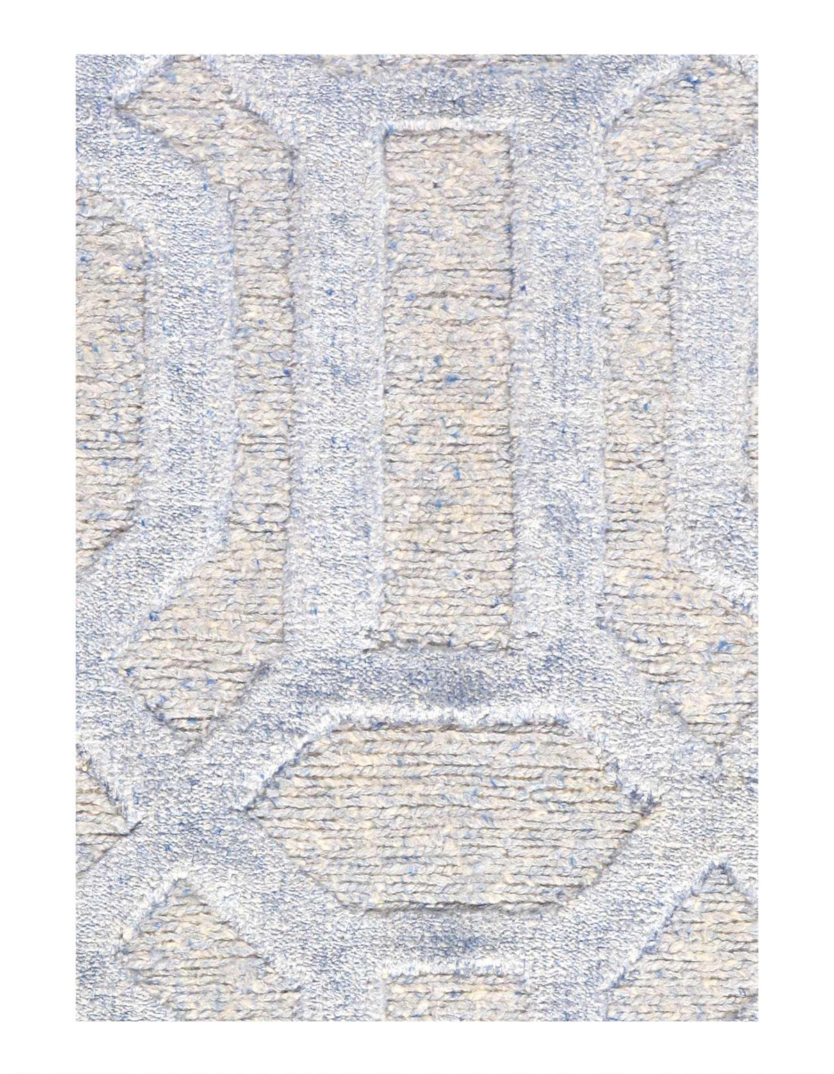 Canvello Light Blue Modern silk & wool - 3'11'' x 5'9'' - Canvello