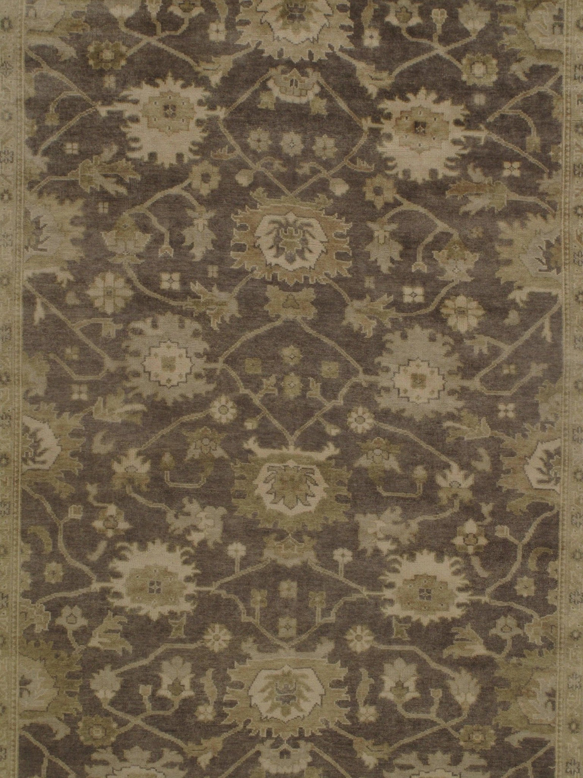 Canvello Light Brown Fine Oushak Rug - 9' X 12' - Canvello