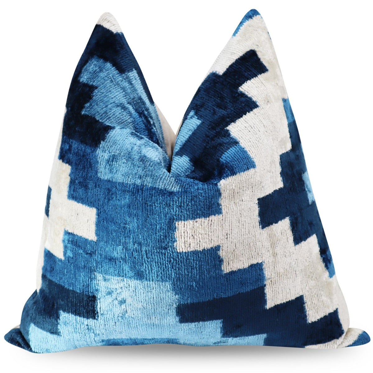 Canvello Luxury Blue Pillow Cushion For Sofa | 16 x 16 in (40 x 40 cm) - Canvello
