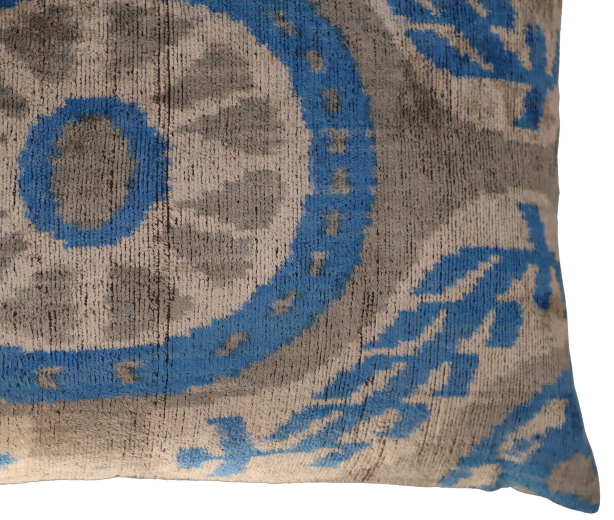 Canvello Luxury Geometric Blue Carbon Grey Pillow for Couch | 16 x 24 in (40 x 60 cm) - Canvello
