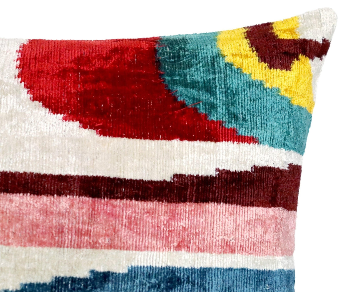 Canvello Luxury Multi Color Throw Pillows Donw Filled - 16x24 in - Canvello